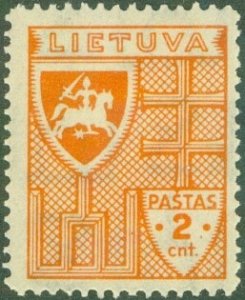 LITHUANIA 286 MNH BIN $1.50