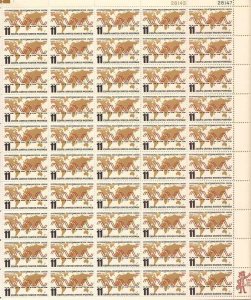 US Stamp - 1964 11c International Telecommunication Union 50 Stamp Sheet #1274