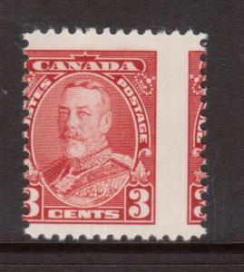 Canada #219 NH Mint Dramatic Misperf Variety
