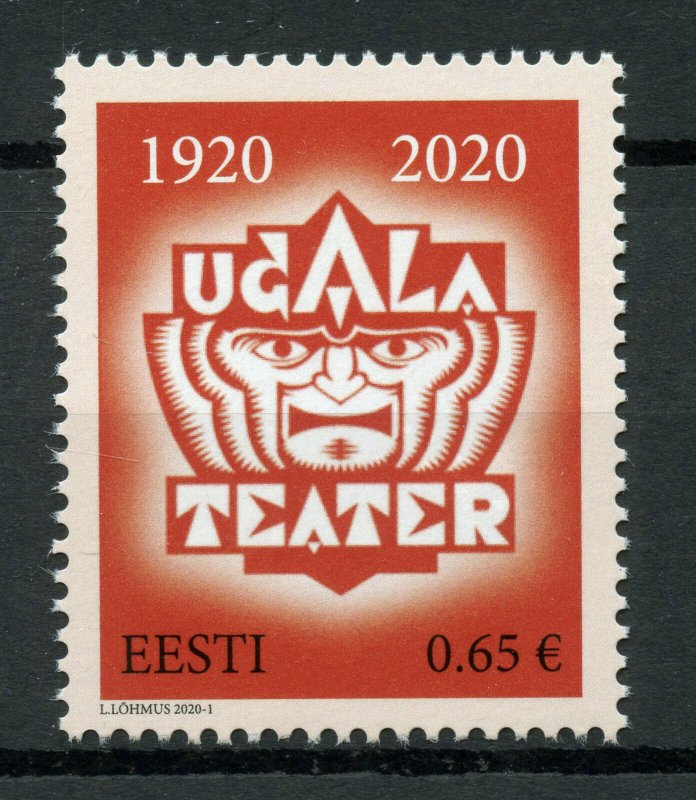 Estonia Performing Arts Stamps 2020 MNH Ugala Theatre Theatres Drama 1v Set 