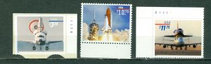 US SPACE-AVIATION LOT of (3) HIGH FACE VAL. MNH