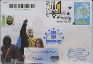 UKRAINE Kyiv 10 years of the Revolution of Dignity and Freedom Maidan 2023