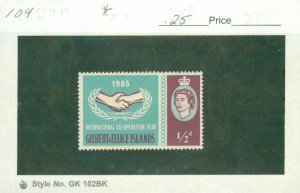 GILBERT & ELLICE ISLANDS 104 MH BIN $0.50