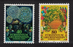 Liechtenstein Folklore Europa 2v 1981 MNH SG#761-762