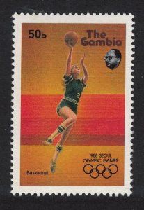 Gambia Basketball Olympic Games Seoul 1987 MNH SG#729