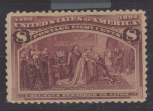 United States #236 Unused Single