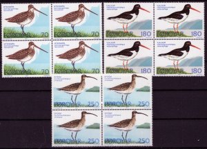 ZAYIX Faroe Islands 28-30 MNH Block Birds Nature 051023S57