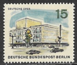 GERMANY / BERLIN - 1965-66 15pf Opera House Issue Sc 9N224 MNH