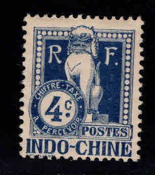 French Indo-China Scott J6  MH* stamp