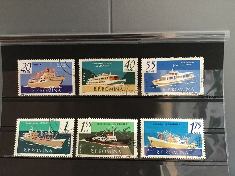 Romania 1961 Ships  Stamps R23336