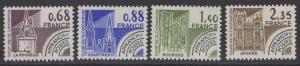 FRANCE SG2324/7 1979 HISTORIC MONUMENTS PRE-CANCELS MNH 