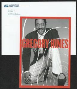 US 5349 Black Heritage Gregory Hines First Day of Issue Ceremony Invitation 2019