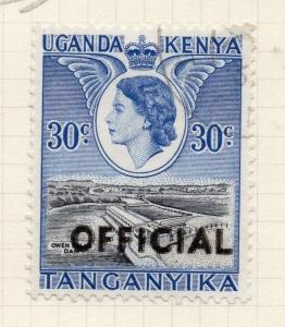 Tanganyika 1959 Early Issue Fine Used 30c. Optd 292097