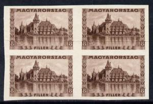 Hungary 1923's essay of 8f Pictorial in brown imperforate...