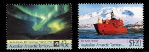 AUSTRALIA Antarctic Territory Scott L81-82 MNH** Aurora Australis