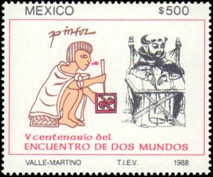 Mexico #1566, Complete Set, 1988, Never Hinged