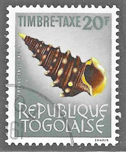 Togo (1964) - Scott # J63,   Used