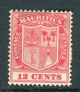 MAURITIUS; 1920s early issue Mint hinged 12c. value