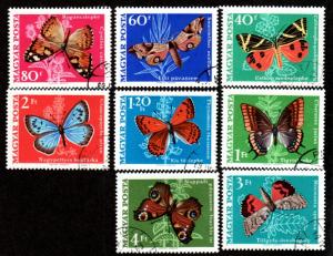 Hungary # 1966-1973 Butterflies CTO!