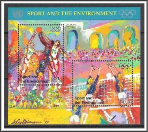 UN New York #685 Summer Olympics Souvenir Sheet MNH