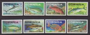 Dominica 1136-1143 Fish MNH VF