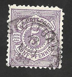 German State Wurttemberg 1875 - U - Scott #58