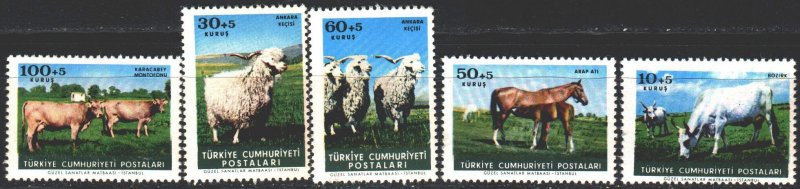 Turkey. 1964. 1919-23. Pets, horses. MNH.