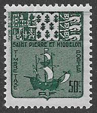 St. Pierre & Miquelon  Scott J70  MNH