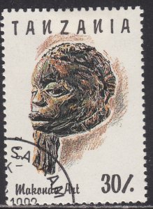 Tanzania 985B Makonde Face Art 1992