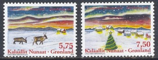 Greenland Scott #'s 529 - 530 MNH