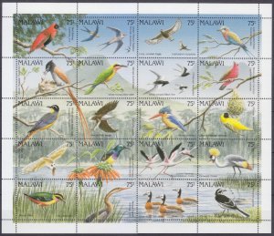 1992 Malawi 581-600ZB	Birds 50,00 €