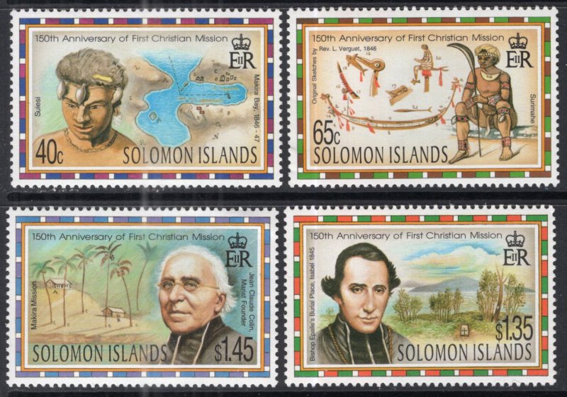 Solomon Islands 833-836 MNH VF