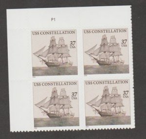 U.S. Scott #3869 USS Constellation Stamp - Mint NH Plate Block