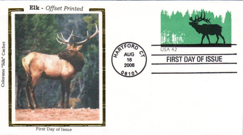 #U663b Elk Colorano FDC