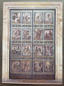 *FREE SHIP Vatican Opening Of the Holy Door of St. Peter 1999 Christ (ms) MNH