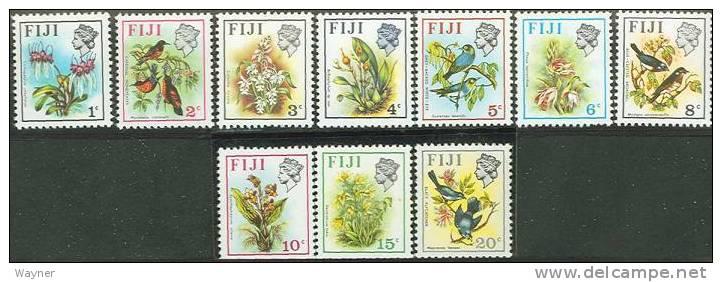 Fiji 1971-2 Birds Scott 305-320 MH top values MNH