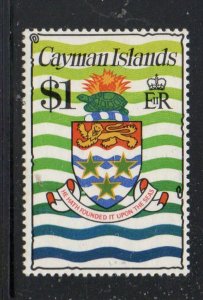 Cayman Islands Sc 344 1974 $1 Coat of Arms stamp mint NH