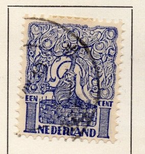 Netherlands 1923 Early Issue Fine Used 1c. 171249