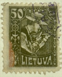 AlexStamps LITHUANIA #102 VF Used 