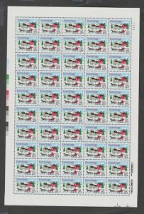 U.S. Scott Scott #2400 Christmas Greetings Stamp - Mint NH Sheet