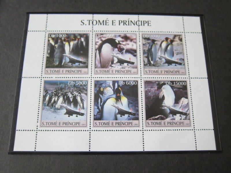 St. Thomas & Prince Islands 2003 Sc 1483-4 Bird set MNH