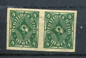 Germany 1922 MH Imperf Pair Mi 226aU CV 801 euro 5314