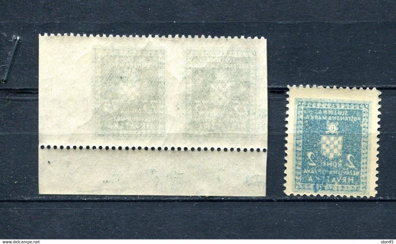 Croatia 1942-4 Kroatien Officials Errors MNH  14066