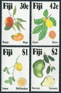 Fiji 698-701,MNH.Michel 696-699. Tropic.Fruit 1993:Mango,Lemon,Guava,Soursop.