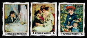 Maldive Islands #364-366 MNH