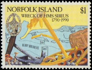 Norfolk Island #472-474, Complete Set(4), 1998, Never Hinged