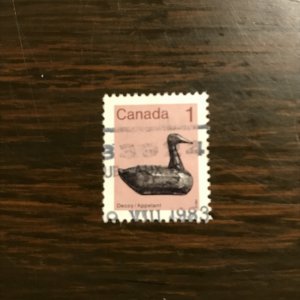 CANADA Scott 917 Used - 1¢ Decoy (7) - XF/ Superb