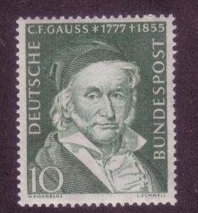 Germany Sc.# 725 Carl Gauss Mathematician MLH