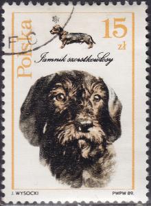 Poland 2900 Dogs Wired-Haired Dachshund 1989