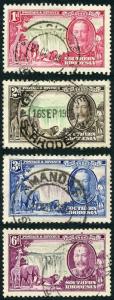 Southern Rhodesia SG31/40 1935 KGV Silver Jubilee Set VFU